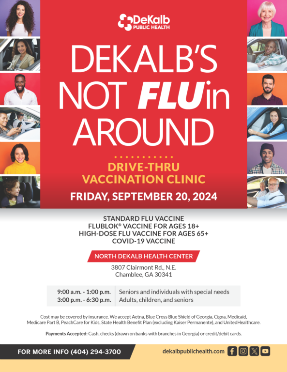 DeKalb Public Health to Host Drive-thru Vaccination Event at North DeKalb Health Center on Sept. 20, 2024